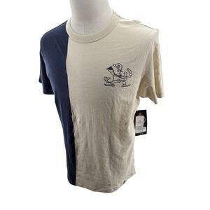 47 Brand Notre Dame‎ Fighting Irish Color Block Tee Shirt Mens Medium NEW